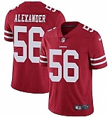 Nike 49ers 56 Kwon Alexander Red Vapor Untouchable Limited Jersey Dzhi,baseball caps,new era cap wholesale,wholesale hats